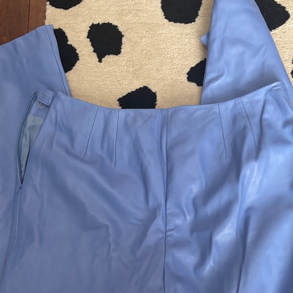 Dana Buchman Light Blue Leather pants size 14-16 - Picture 5 of 5